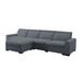 149' Modular Sectional Sofa With Ottoman_maomaolike.com