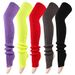 Unisex Lengthened 80CM woolen leg warmers Women's pile socks knitted woolen leg warmers ballet yoga foot warmers_maomaolike.com