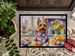 Decorating Easter Silky Terrier Doormat Front Door Mat Indoor Outdoor Rugs For Entryway, Non Slip Washable Low Pile, 24H X 36W_maomaolike.com