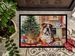 English Bulldog Christmas Cookies Doormat Front Door Mat Indoor Outdoor Rugs For Entryway, Non Slip Washable Low Pile, 24H X 36W_maomaolike.com