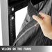 VEVOR DJ Facade Table 20x40x45 Inches, DJ Booth Flat Table Top 20x40 Inch, Adjustable DJ Event Facade With White & Black Scrim, Folding DJ Booth Metal Frame, Foldable Cover Screen_maomaolike.com