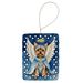 Yorkshire Terrier My Angel Porcelain Ornament Christmas Tree Hanging Decorations For Home Christmas Holiday, Rectangle, Gift, Multicolor_maomaolike.com