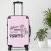 Bloom Where You Are Planted Luggage, 20/24/28 Inch Luggage, Carry-On, Custom Luggage, Luggage Set, Suitcase, Travel, Vacation, Cabin Suitcase, Custom Suitcase, Personalized Luggage_maomaolike.com