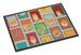 Lots Of Orange Pomeranian Doormat Front Door Mat Indoor Outdoor Rugs For Entryway, Non Slip Washable Low Pile, 24H X 36W_maomaolike.com