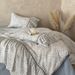 Wholesale INS Korean Style Princess Soft Naked Sleep Double Layer Gauze 4-Piece Ruffled Pure Cotton Floral Four-Piece Set_maomaolike.com