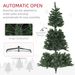 7.5ft Artificial Christmas Tree, Xmas Tree With 1346 Branch Tips, Auto Open, Holiday Décor With Steel Base For Home Office, Green_maomaolike.com