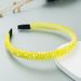 Pdmcms European and American Popular Fishing Line Woven String Crystal Headband Ins Korean Version High-end Facial Wash Headband_maomaolike.com