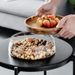 Minimalist Japanese Style Glass Living Room Candy Basin Dry Wooden Box High Footed Fruit Tray Storage Table_maomaolike.com