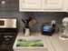 Rabbit Springtime Meadow Glass Cutting Board Decorative Tempered Glass Kitchen Cutting And Serving Board Large Size Chopping Board_maomaolike.com