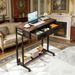 Height Adjustable Desk, Mobile Side Table Portable Desk With Drawers_maomaolike.com