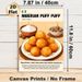 Nigerian Puff Puff Painting Poster, Vibrant Illustrated Culinary Poster, Showcases Authentic West African Snack Details, Ideal For Kitchen And Dining_maomaolike.com