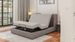 Adjustable Bed Frame,Twin Size Bed Frame,Black,Easy Assembly_maomaolike.com