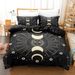 2024 New European And American 3D Solar System Galaxy Digital Print Brushed Cotton Bedding Two-Piece_maomaolike.com