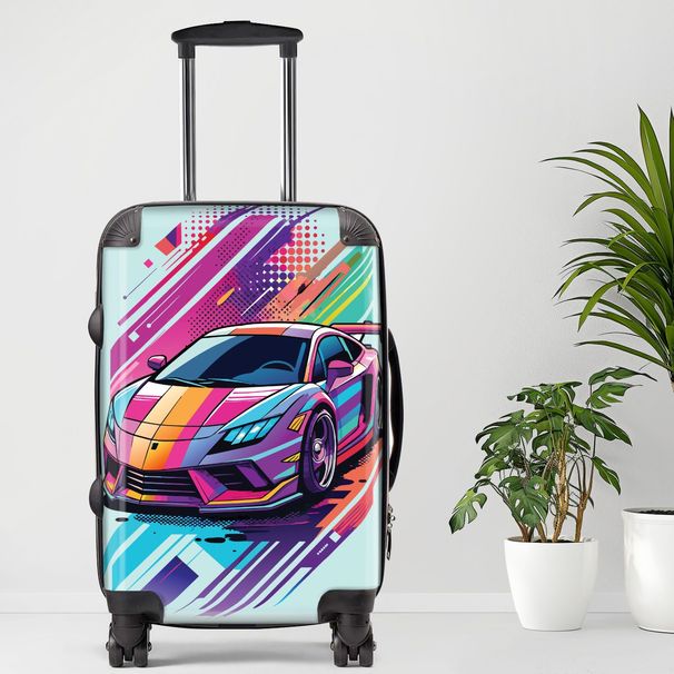 Car3 Luggage, 20/24/28 Inch Luggage, Carry-On, Custom Luggage, Luggage Set, Suitcase, Travel, Vacation, Cabin Suitcase, Custom Suitcase, Personalized Luggage_maomaolike.com