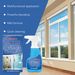 Jakehoe Glass Descaling Cleaning Agent, Clean Glass Dust Stains Glass Mirror Crystal Clear Cleaning Agent_maomaolike.com