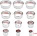 ROUND STAINLESS STEEL COOKIE CUTTERS, Fluted Cookie Cutters, Round Metal Baking Rings For Pastry, Biscuits&Dough Cutting, Multimary Round Biscuits Mold_maomaolike.com