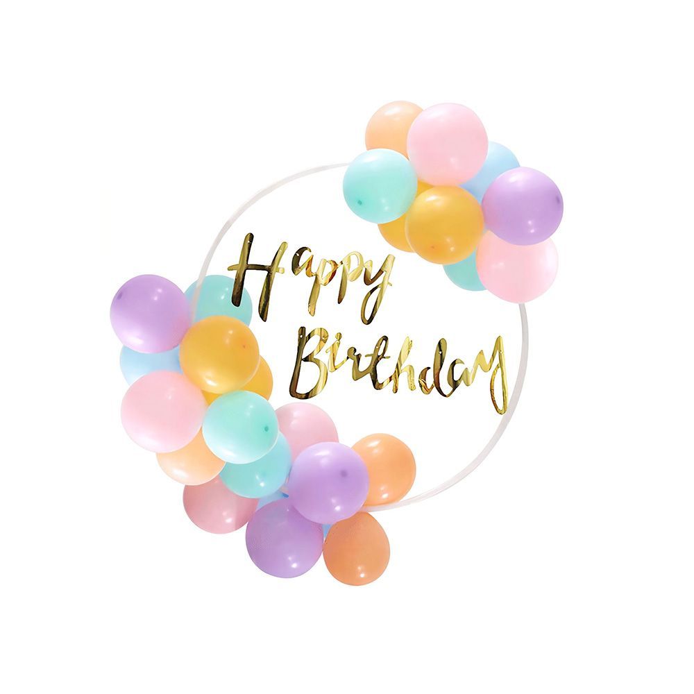 Pastel Balloons For Birthday Decorations Set Of 150 Pcs, Balloon Decoration For Birthday Happy Birthday Decoration Set For Girl Rainbow Theme Birthday Supplies Balloon Arch Kit 80cm*80cm_maomaolike.com