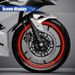 Reflective Wheel Rim Stripe Decal Sticker, Universal Night Safety Tape Reflective Stickers, Waterproof Tire Rim Decoration Stripe Decals For Motorcycle, Car, Bicycle_maomaolike.com