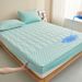 Waterproof Quilted Fitted Sheet Set - A-Class Washed Cotton, Anti-Slip, Dustproof & Hypoallergenic Bed Cover For_maomaolike.com