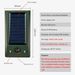 Solar Animal Repeller Ultrasonic Deterrence Two-Mode Adjustment IP66 Waterproof Suitable For Courtyard Garden_maomaolike.com