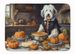 Old English Sheepdog Fall Kitchen Pumpkins Memory Foam Kitchen Mat Machine Washable Anti-Fatigue Mat Cushion Comfort Bath Mat Or Kitchen Rug_maomaolike.com