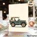 Vintage Off-Road Jeep Painting Poster, Minimalist Flat Design Poster, Retro Sage Green & Beige Vehicle Artwork, Ideal For Living Room, Garage Or Hobby_maomaolike.com
