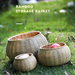 Round Egg With Lid, Basket, Storage Green Woven Snack Candy Box, Bamboo Basket For Home Use_maomaolike.com