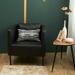 Yarn Dyed Jacquard Pillow Black And White Simple Home Atmosphere Sofa Cushion Cover_maomaolike.com