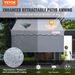 VEVOR Manual Retractable Awning, 118" Outdoor Retractable Patio Awning Sunshade Shelter, Adjustable Patio Door Window Awning Canopy With 39" Sun Shade Curtain For Backyard, Garden, Balcony_maomaolike.com