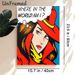 Pop Art Confused Lady Painting Poster, Bold Retro Comic Style Poster, Eye-catching Stylized Lady With "Where In The World Am I?" Thought Bubble, Ideal_maomaolike.com