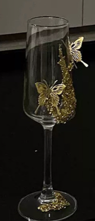 Galaxy Crushed Stone Toasting Festive Red Champagne Cup Handmade New Wedding Gift For Best Friend 2025_maomaolike.com