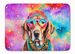Weimaraner Hippie Dawg Memory Foam Kitchen Mat Machine Washable Anti-Fatigue Mat Cushion Comfort Bath Mat Or Kitchen Rug_maomaolike.com