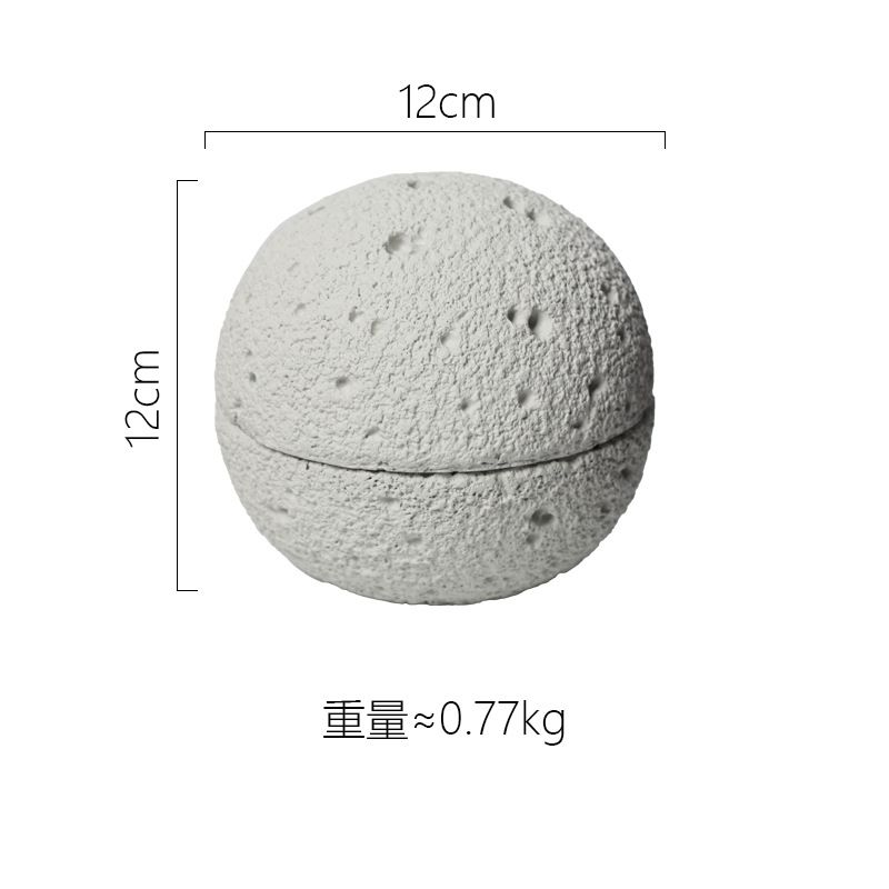 Cross-Border Candle Container Empty INS Support Filling Cement Aromatherapy Wax Cup With Lid High Appearance Suitable For Bedroom_maomaolike.com