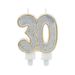 Birthday Candles Cake Numeral Candles Happy Birthday Cake Candles Topper Decoration For Birthday Wedding Anniversary Celebration Supplies (silver,30th)_maomaolike.com