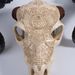 Bone-Inspired Bull Head Hanging Ornament-Resin Craft,Lifelike Details,North American Style_maomaolike.com