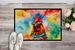 Hippie Animal Red Rooster Doormat Front Door Mat Indoor Outdoor Rugs For Entryway, Non Slip Washable Low Pile, 24H X 36W_maomaolike.com