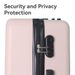 Luggage Sets ABS Hardshell 3pcs Luggage, Lightweight Durable Suitcase Sets Spinner Wheels Suitcase 20''24''28'' (PINK)_maomaolike.com