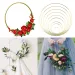 10Pcs Floral 5cm-40cm Gold Metal Handmade DIY Crafts Home Wedding Hoop Ring Hanging Decorations Macrame Wreath Wind Chimes Decor_maomaolike.com