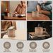 1pc Retro Style Mugs 8 Oz Ceramic Coffee Cups With Handle Coffee Mug Latte Cup Gifts For Women Men, Birthday Gifts Vintage Brown Mug For Office And Home_maomaolike.com