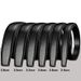 HOT Without 2.4 2.8 3.0 3.5 3.8cm Width Brand Pin Black Genuine Leather Men's Belts Body No Buckle Strap_maomaolike.com