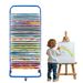 VEVOR Art Drying Rack 25 Removable Shelves Paint Drying Rack With Wheels Blue_maomaolike.com