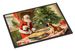 Bullmastiff Christmas Cookies Doormat Front Door Mat Indoor Outdoor Rugs For Entryway, Non Slip Washable Low Pile, 24H X 36W_maomaolike.com