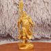 gold God Of Wealth Exquisite Carving Office Decoration Alloy Figurine Indoor Metal Craft Guan Gong_maomaolike.com