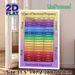 Emotional Frequency Chart Painting Poster, Color-coded Informative Infographic Poster, Aids In Understanding Emotional Vibration Levels, Ideal For_maomaolike.com