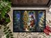 English Bulldog And Santa Claus Doormat Front Door Mat Indoor Outdoor Rugs For Entryway, Non Slip Washable Low Pile, 24H X 36W_maomaolike.com