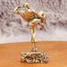 Brass Figurine Vintage Shaolin Kung Fu Monk Model Handheld Toy Gift Desktop Copper Craft Wholesale_maomaolike.com