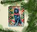 Newfoundland Christmas Porcelain Ornament Christmas Tree Hanging Decorations For Home Christmas Holiday, Rectangle, Gift, Multicolor_maomaolike.com