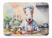Bull Terrier The Chef Memory Foam Kitchen Mat Machine Washable Anti-Fatigue Mat Cushion Comfort Bath Mat Or Kitchen Rug_maomaolike.com
