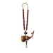 Peaceful Fortune Natural Walnut Wood Snake Head Gourd Interior Hanging Ornament Rearview Mirror Decoration Pendant Car_maomaolike.com