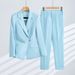 Women's Clothing Pants Set White Suit Jacket Suit Fashion Business Dress Female Beautician Work Clothes Fashion_maomaolike.com
